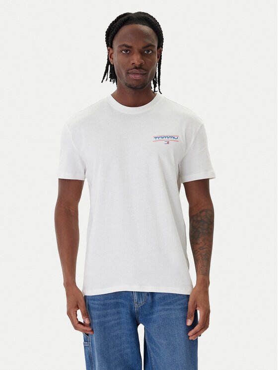 Tommy Jeans Tricou Poster DM0DM22541 Regular Fit