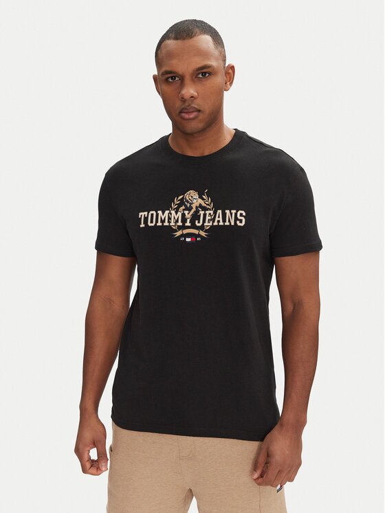 Tommy Jeans Tricou Varsity DM0DM20818 Regular Fit