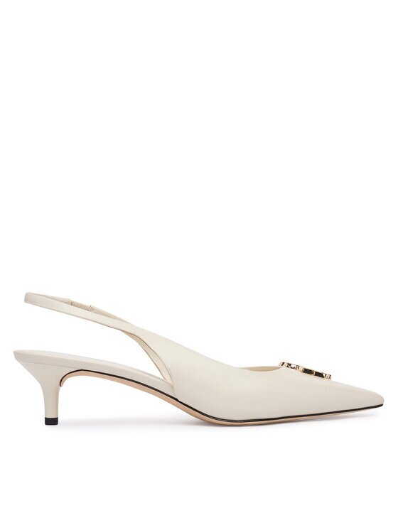 TORY BURCH Pantofi pumps Eleanor Slingback 181018 Écru