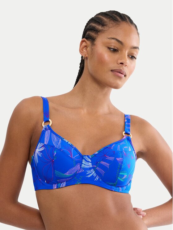 Triumph Bikini partea de sus Summer Tropics 10226537 Albastru