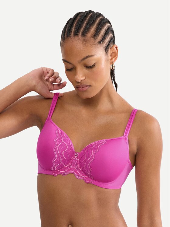 Triumph Sutien cu armătură Waves Of Glow 10227810 Roz închis