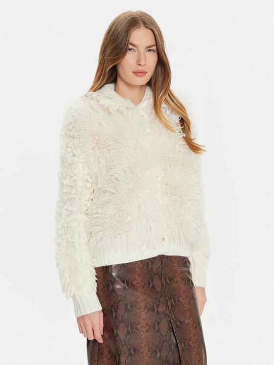 TWINSET Blană 242TT3250 Écru Regular Fit