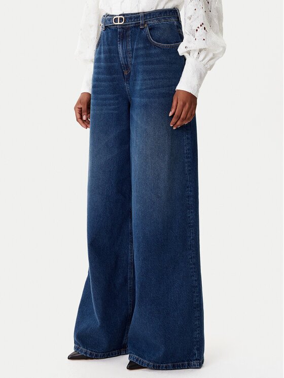 TWINSET Blugi 252TP2540 Wide Leg