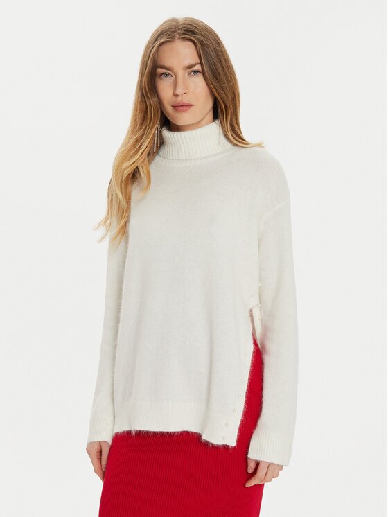 TWINSET Bluză cu gât 242TT3291 Loose Fit