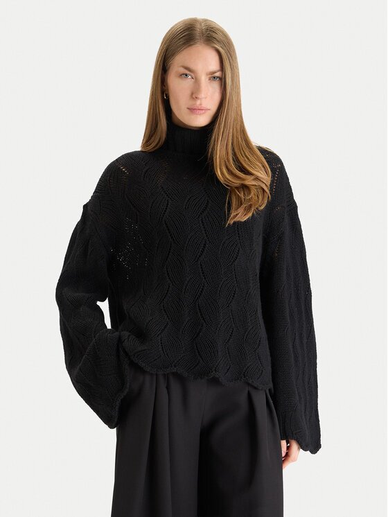TWINSET Bluză cu gât 252TT3424 Relaxed Fit