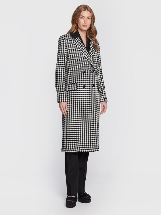 TWINSET Palton de lână 222TT2461 Regular Fit