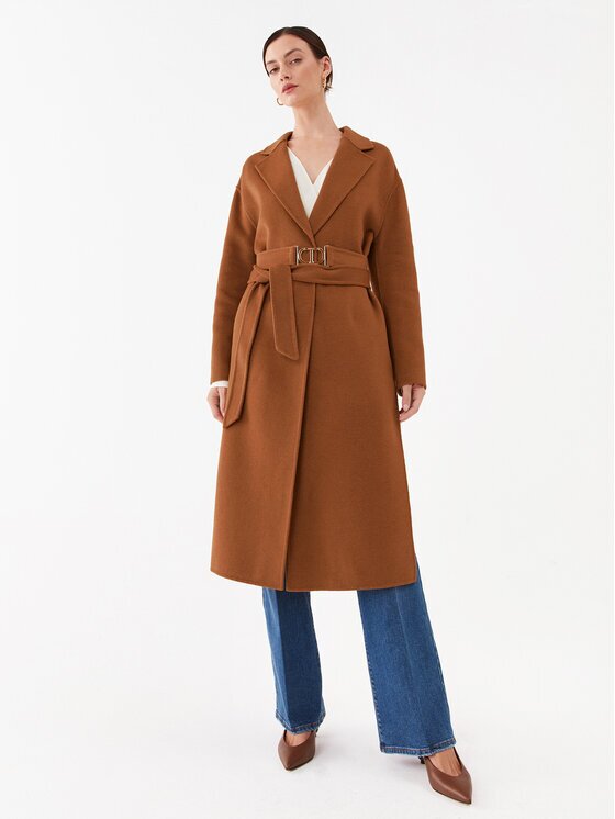 TWINSET Palton de lână 232TP2013 Regular Fit