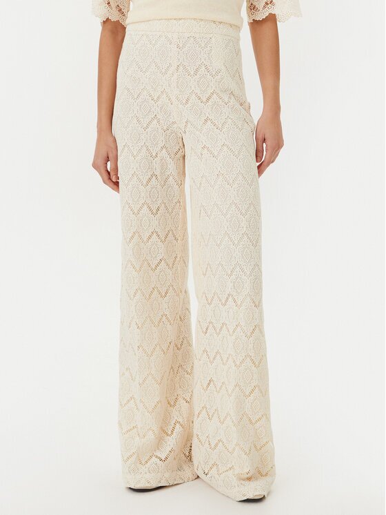 TWINSET Pantaloni din material 251TP2409 Wide Leg