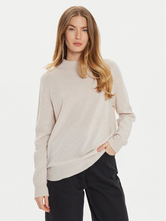TWINSET Pulover 242TT3480 Écru Loose Fit