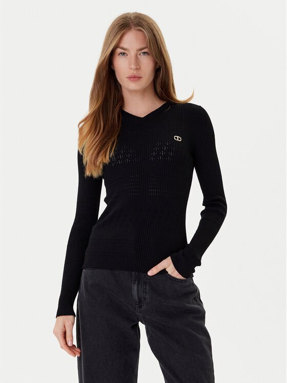 TWINSET Pulover 252TP3241 Slim Fit