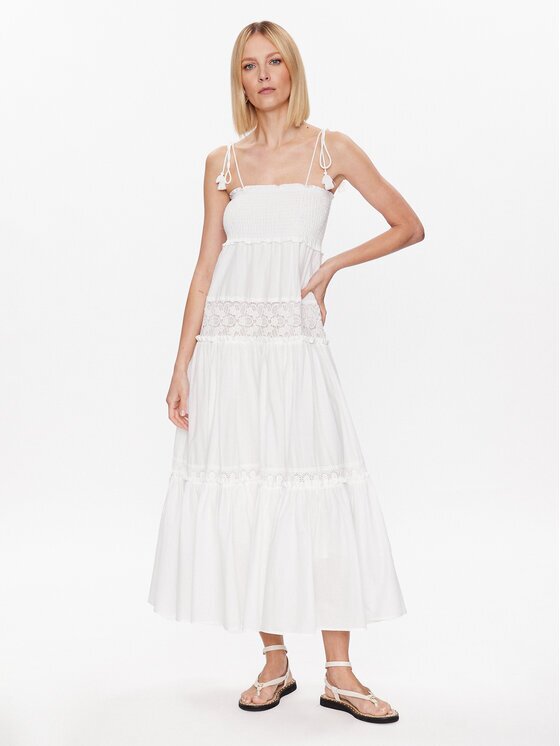 TWINSET Rochie de plajă 231LM2YEE Relaxed Fit