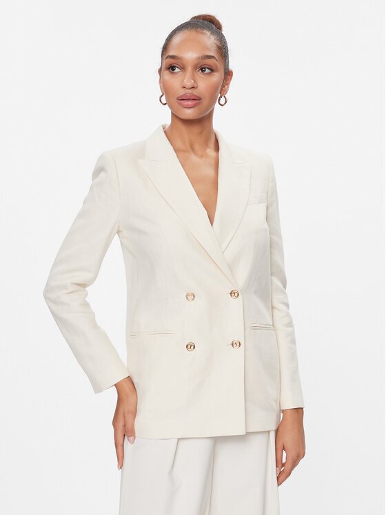 TWINSET Sacou 241TP2560 Écru Oversize