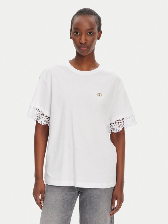 TWINSET Tricou 251TT2410 Relaxed Fit