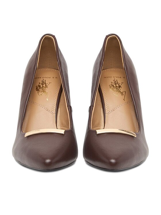 U.S. Polo Assn. Pantofi cu toc subțire EO-JACLYN001W/GL1