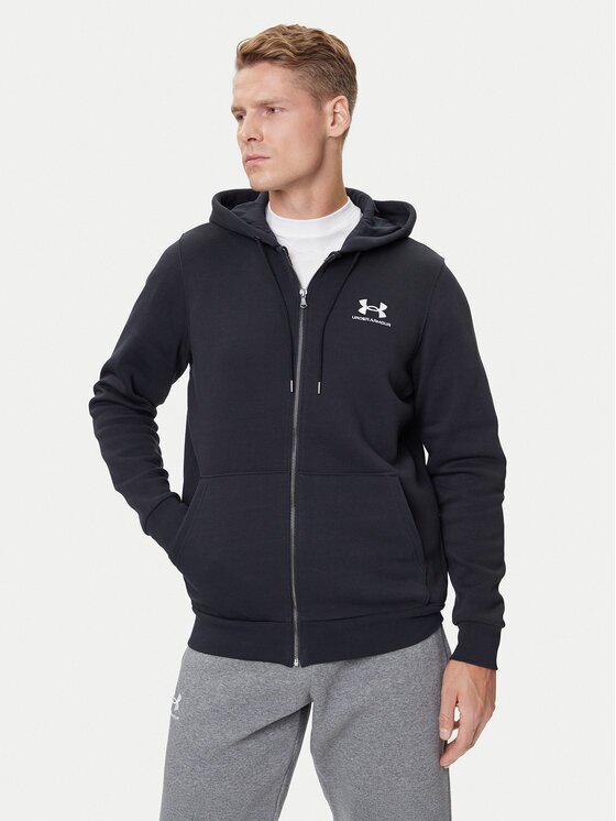 Under Armour Bluză UA Essential Fleece FZ Hood 1373881 Regular Fit