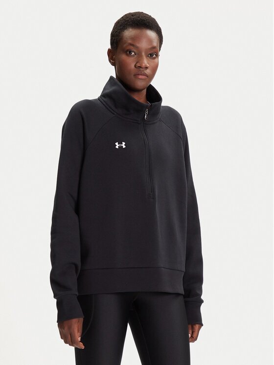 Under Armour Bluză Ua Rival Fleece Hz 1379492-001 Loose Fit
