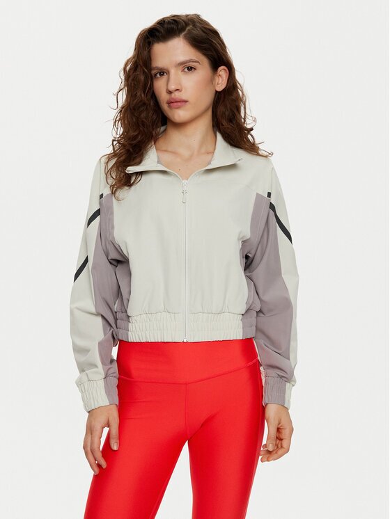 Under Armour Geacă de vânt UA Unstoppable Crop 1386479 Écru Regular Fit