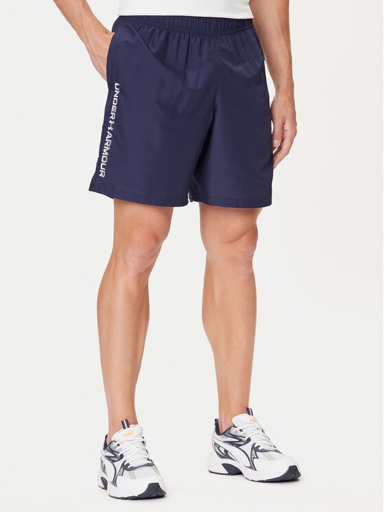 Under Armour Pantaloni scurți sport Ua Woven Wdmk Shorts 1383356-410 Loose Fit