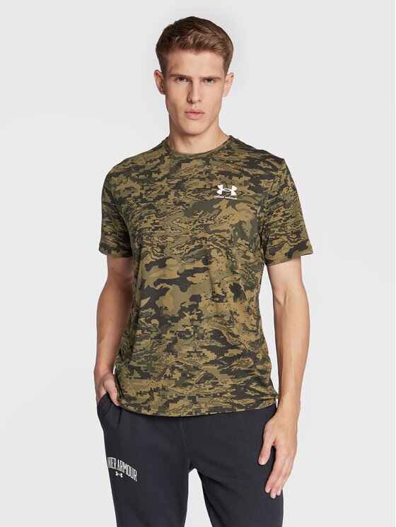 Under Armour Tricou UA ABC Camo Kaki Loose Fit