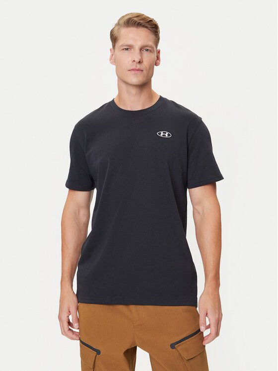Under Armour Tricou Ua Hw Lc Patch Ss 1382902-001 Loose Fit