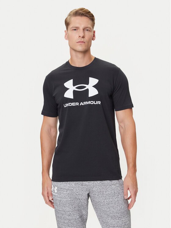 Under Armour Tricou Ua Sportstyle Logo Update Ss 1382911-001 Loose Fit