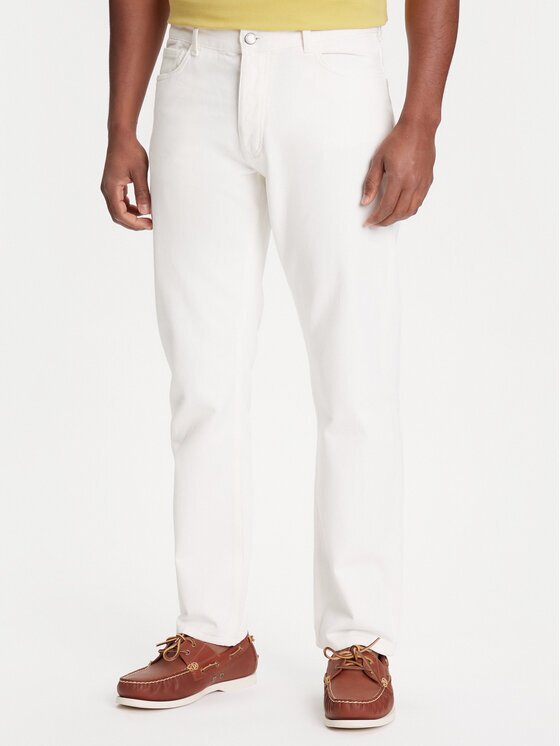 United Colors Of Benetton Blugi 4RZVUE01W Écru Straight Fit