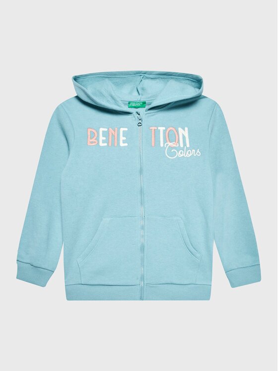 United Colors Of Benetton Bluză 35TMG501H Albastru celest Regular Fit