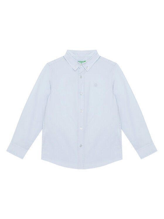 United Colors Of Benetton Cămașă 54AZCQ00R Albastru celest Regular Fit