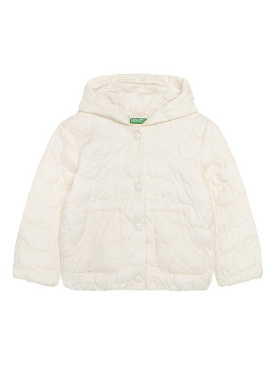 United Colors Of Benetton Geacă 2YCUGN042 Écru Regular Fit