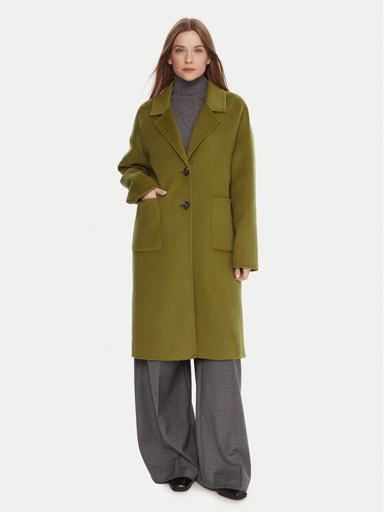 United Colors Of Benetton Palton de lână 28F7DN082 Regular Fit