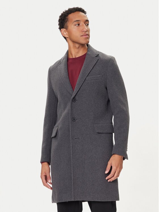 United Colors Of Benetton Palton de lână 2X59UN05M Regular Fit