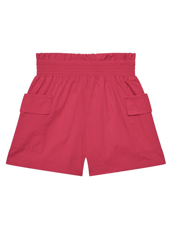 United Colors Of Benetton Pantalon scurți din material 4L2VC903S Regular Fit