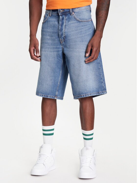 United Colors Of Benetton Pantaloni scurți de blugi 4AW7U9018 Relaxed Fit