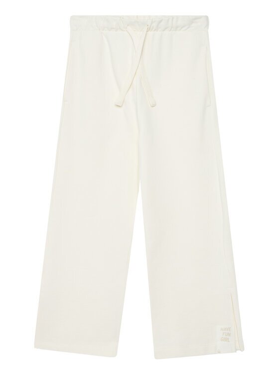 United Colors Of Benetton Pantaloni trening 3NBMCF06K Écru Relaxed Fit
