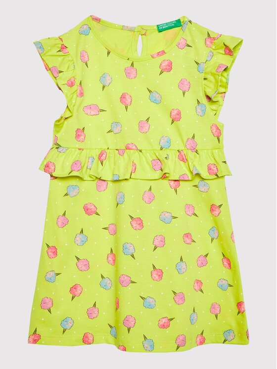 United Colors Of Benetton Rochie de vară 3HD3GV005 Regular Fit