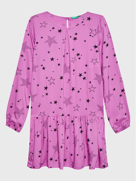 United Colors Of Benetton Rochie de zi 4C0PCV010 Relaxed Fit