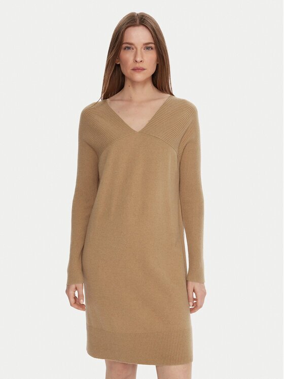 United Colors Of Benetton Rochie tricotată 1044DV02C Relaxed Fit