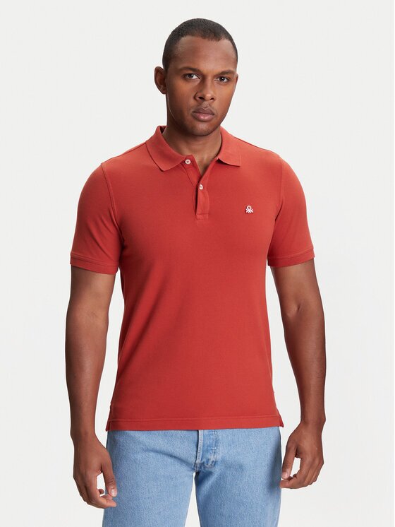 United Colors Of Benetton Tricou polo 3WG9U301Z Slim Fit
