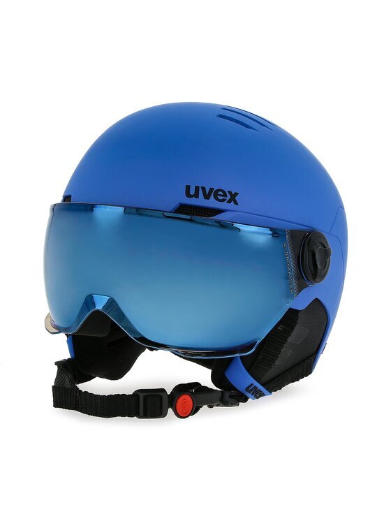Uvex Cască schi Rocket Jr Visor 56/6/263/20 Albastru