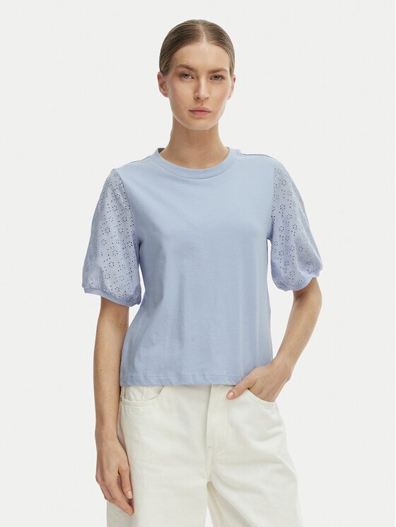 Vero Moda Bluză Janni 10340706 Albastru celest Regular Fit