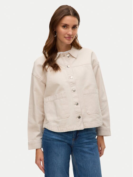 Vero Moda cămașă de blugi Jamie 10331693 Relaxed Fit