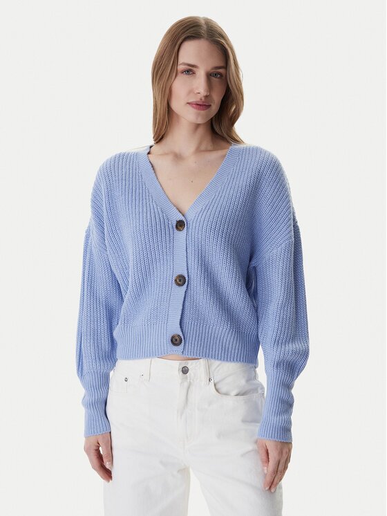 Vero Moda Cardigan Lea 10249632 Albastru celest Regular Fit