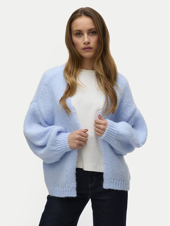 Vero Moda Cardigan Maybe 10273101 Albastru celest Oversize
