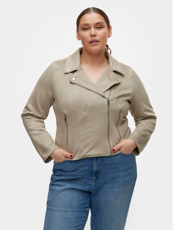 Vero Moda Curve Geacă din imitație de piele Jose 10308583 Slim Fit