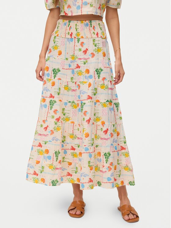 Vero Moda Fustă maxi Elena 10351018 Regular Fit