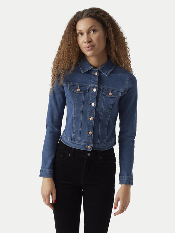 Vero Moda Geacă de blugi Luna 10279492 Slim Fit