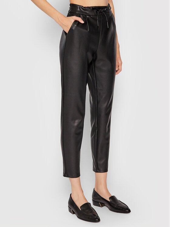 Vero Moda Pantaloni din imitație de piele Eva 10205737 Relaxed Fit