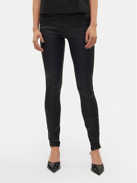 Vero Moda Pantaloni din imitație de piele Flash 10314591 Skinny Fit