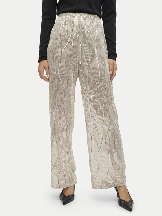 Vero Moda Pantaloni din material Ellen 10319016 Straight Fit
