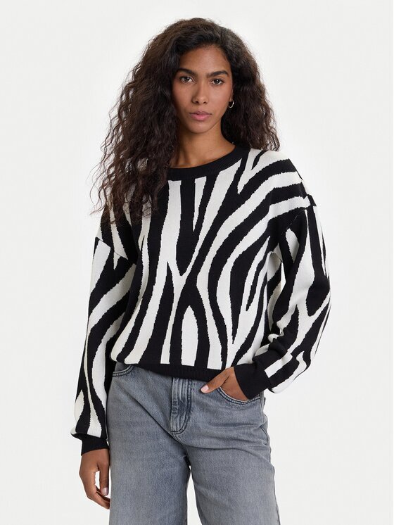 Vero Moda Pulover Siljeanimal 10330808 Regular Fit